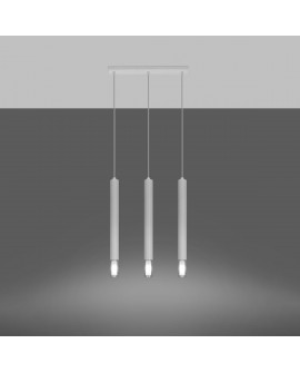 Lampa wisząca WEZYR 3 biała Sollux SL.0959