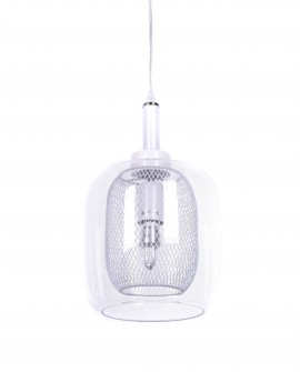 LAMPA WISZĄCA NOWOCZESNA BIAŁA BESSA LUMINA DECO
