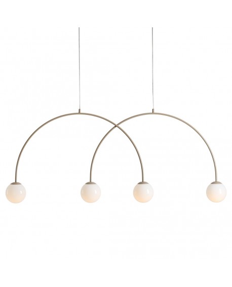 LAMPA WISZĄCA UNA 4 BEIGE L ALDEX 1116L17_L