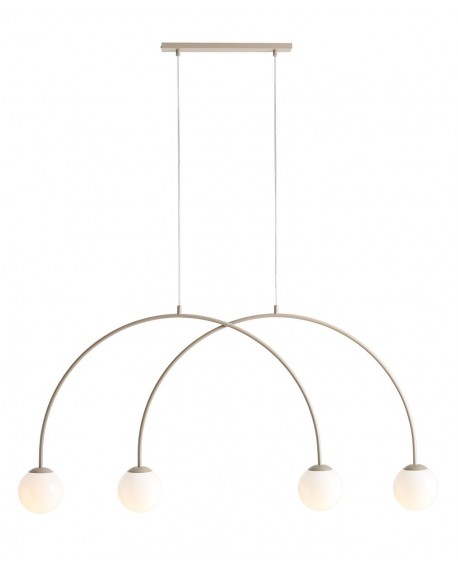 LAMPA WISZĄCA UNA 4 BEIGE S ALDEX 1116L17_S