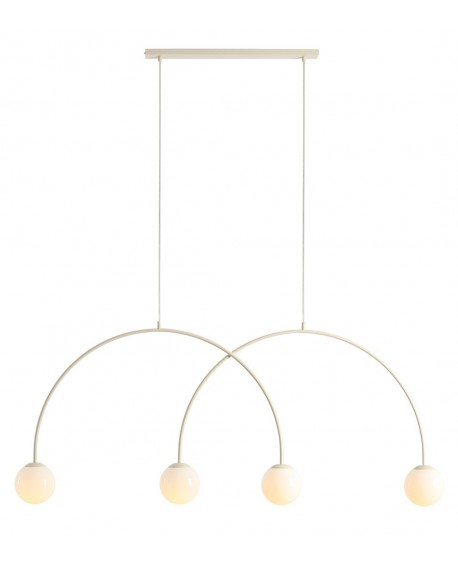 LAMPA WISZĄCA UNA 4 CREAM L ALDEX 1116L9_L