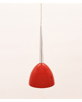 LAMPA WISZĄCA ZWIS CZERWONA BORA W1