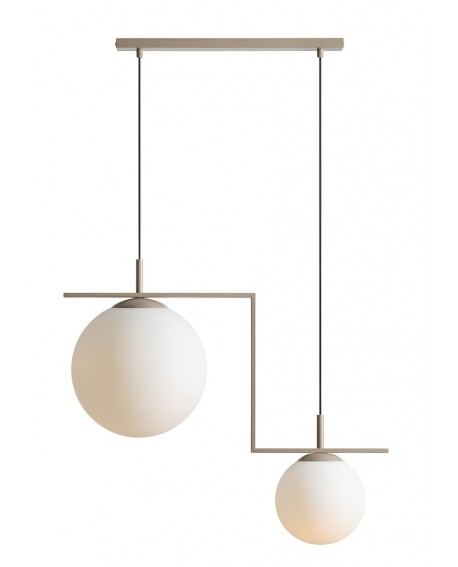 LAMPA WISZĄCA ZAC 2 BEIGE MATTE ALDEX 1038H17_2
