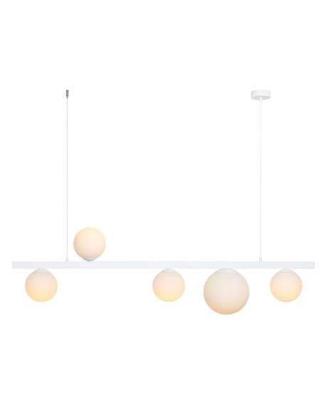 LAMPA WISZĄCA GARDA 5 WHITE ALDEX 1099F