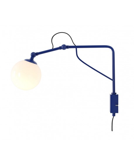 KINKIET SOHO GLASS MAŁY COBALT ALDEX 1105C25_M