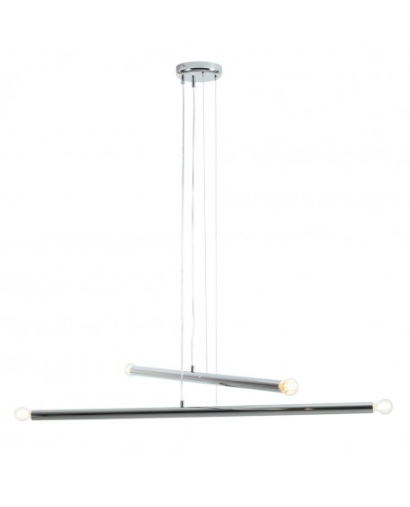 LAMPA WISZĄCA TUBO 4 CHROME ALDEX 1072L4