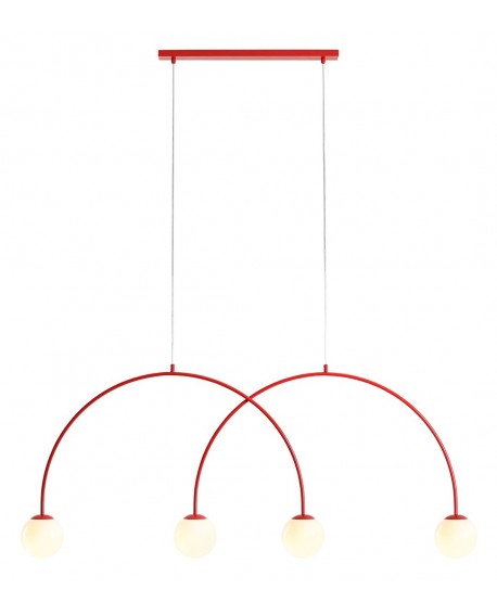 LAMPA WISZĄCA UNA 4 RED CHILLI L ALDEX 1116L19_L