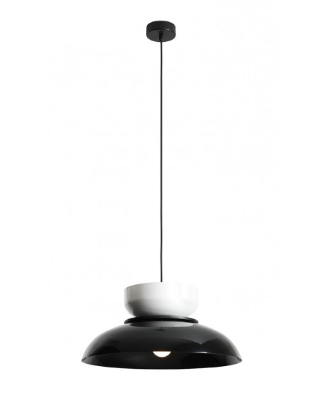 LAMPA WISZĄCA ALDO DARK BLACK GLOSS + WHITE GLOSS (47+ 23+ wood) ALDEX 1152G3_2_C