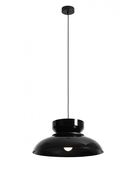 LAMPA WISZĄCA ALDO DARK BLACK GLOSS (47+ 23+ wood) ALDEX 1152G3_3_C