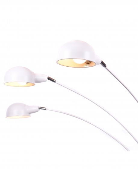 NOWOCZESNA LAMPA STOJĄCA PODŁOGOWA 3-RAMIENNA BIAŁA WALLSCOT