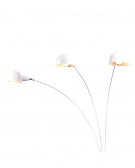 NOWOCZESNA LAMPA STOJĄCA PODŁOGOWA 3-RAMIENNA BIAŁA WALLSCOT