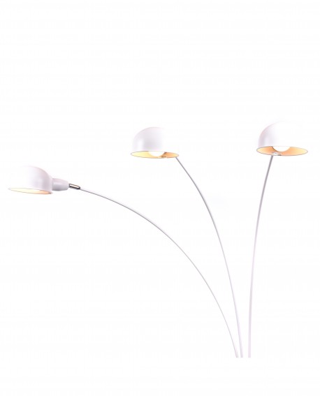 NOWOCZESNA LAMPA STOJĄCA PODŁOGOWA 3-RAMIENNA BIAŁA WALLSCOT