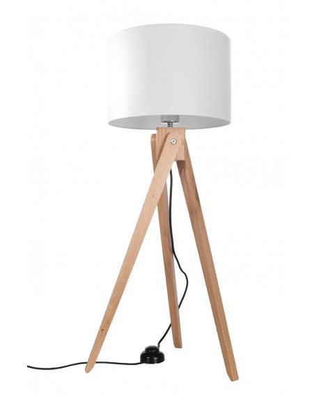 Lampa stojąca LEGNO 1 naturalne drewno Sollux SL.0523