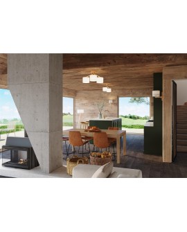 Lampa stojąca LEGNO 1 naturalne drewno Sollux SL.0523
