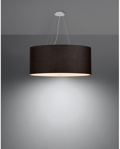 Żyrandol OTTO 70 czarny Sollux SL.0790
