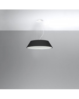 Żyrandol VEGA 60 czarny Sollux SL.0766