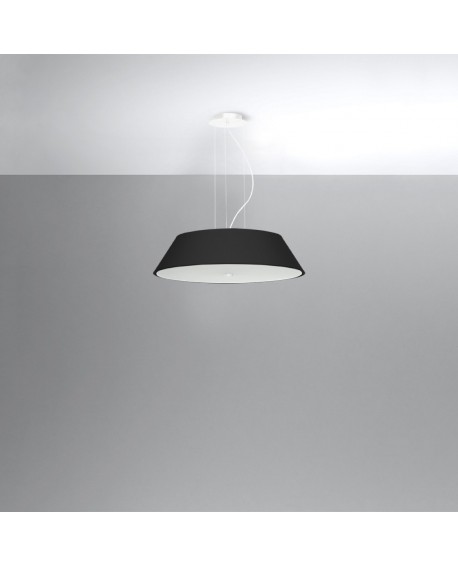 Żyrandol VEGA 60 czarny Sollux SL.0766