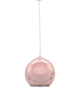 NOWOCZESNA LAMPA WISZĄCA RÓŻOWE ZŁOTO LOBOS D30