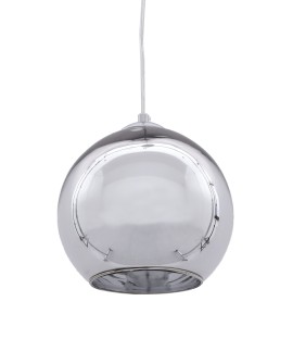 NOWOCZESNA LAMPA WISZĄCA CHROMOWANA LOBOS D30