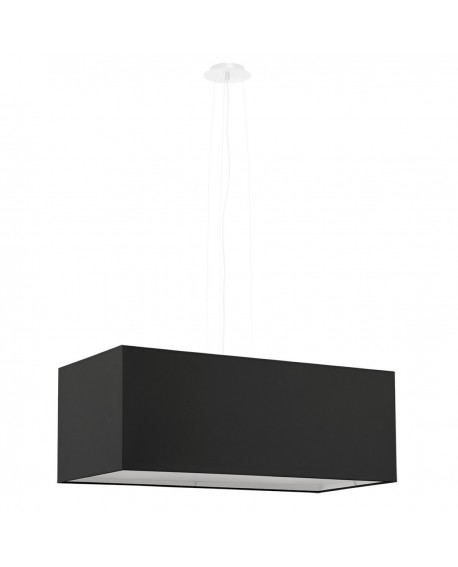 Żyrandol SANTA BIS 80 czarny Sollux SL.0780