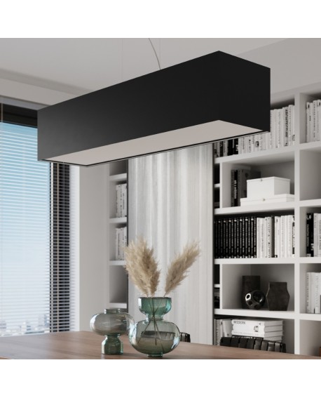 Żyrandol SANTA BIS 80 czarny Sollux SL.0780