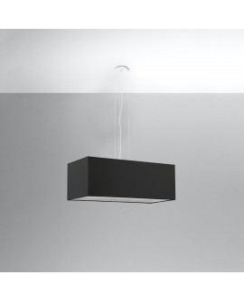 Żyrandol SANTA BIS 80 czarny Sollux SL.0780