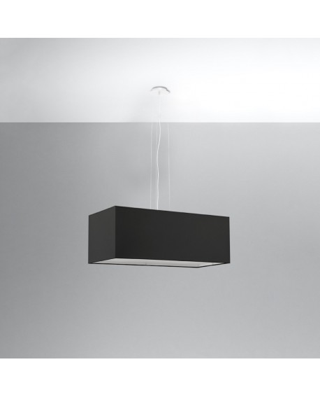 Żyrandol SANTA BIS 80 czarny Sollux SL.0780