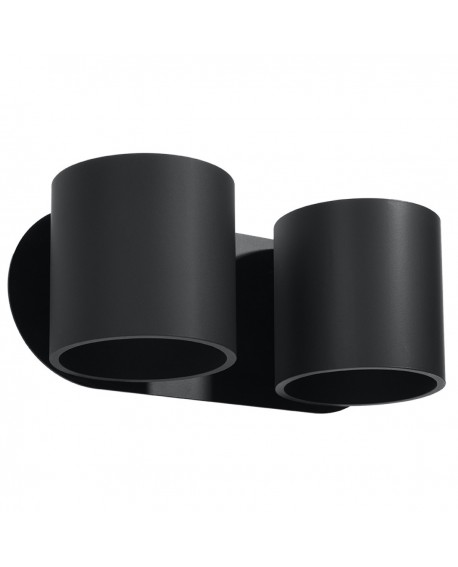 Kinkiet ORBIS 2 czarny Sollux SL.0660