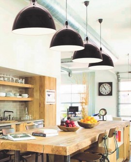 NOWOCZESNA LAMPA WISZĄCA CZARNA POŁYSK VITTORIO