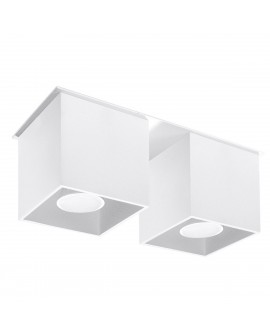 Plafon QUAD 2 biały Sollux SL.0065