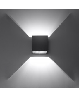 Kinkiet QUAD 1 czarny Sollux SL.0057