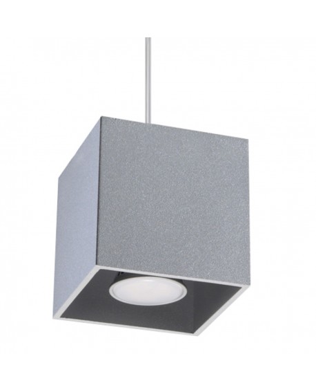 Lampa wisząca QUAD 1 szary Sollux SL.0061