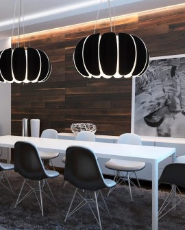 NOWOCZESNA LAMPA WISZĄCA CZARNA BELLMARIA