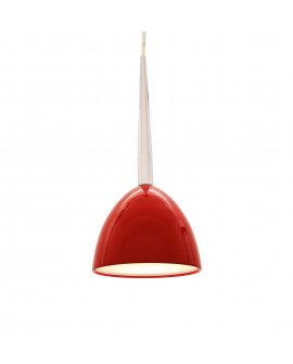 LAMPA WISZĄCA ZWIS CZERWONA BORA W1