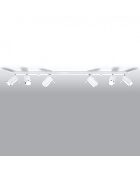 Plafon RING 6L biały Sollux SL.0333