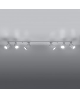 Plafon RING 6L biały Sollux SL.0333