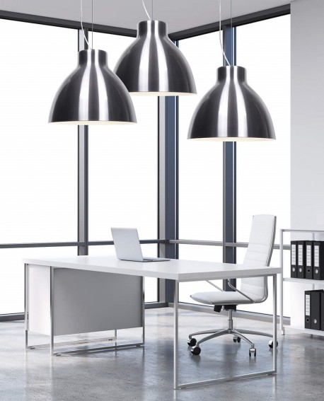 LAMPA WISZĄCA SREBRNA CORNELLA