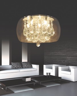 NOWOCZESNA LAMPA WISZĄCA TOSSO D50 CLEAR