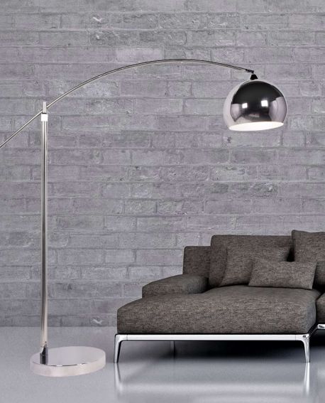 LAMPA STOJĄCA PODŁOGOWA CHROMOWANA EVOLIO