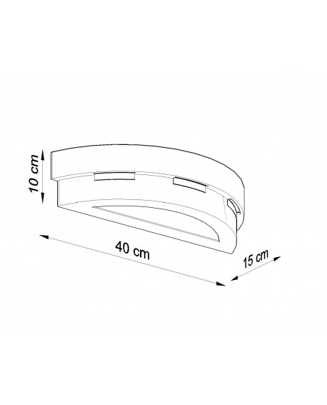 Kinkiet ceramiczny HELIOS Sollux SL.0002