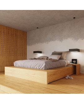 Lampa wisząca HORUS 35 CZARNA Sollux SL.0130
