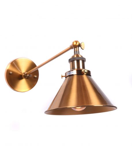 KINKIET LAMPA ŚCIENNA LOFT MOSIĘŻNA GUBI WT LUMINA DECO