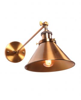 KINKIET LAMPA ŚCIENNA LOFT MOSIĘŻNA GUBI WT LUMINA DECO