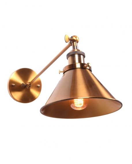 KINKIET LAMPA ŚCIENNA LOFT MOSIĘŻNA GUBI WT LUMINA DECO