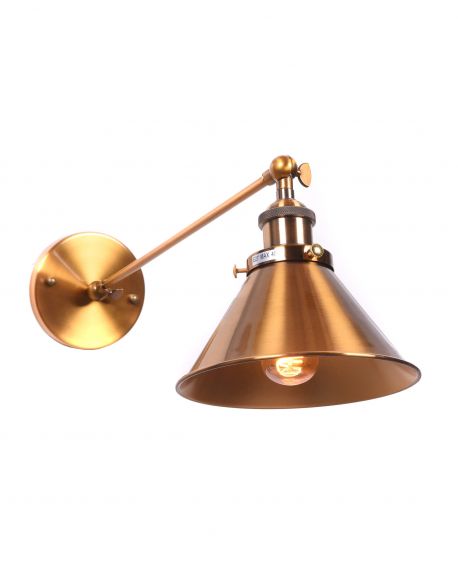 KINKIET LAMPA ŚCIENNA LOFT MOSIĘŻNA GUBI WT LUMINA DECO