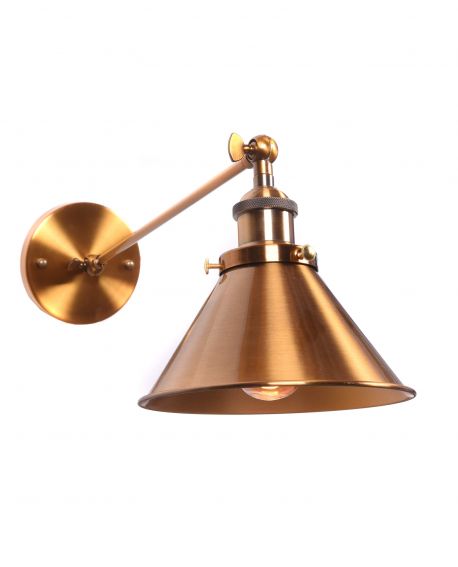 KINKIET LAMPA ŚCIENNA LOFT MOSIĘŻNA GUBI WT LUMINA DECO