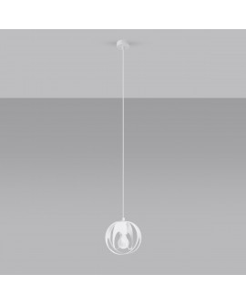 Lampa wisząca TULOS 1 biała Sollux SL.1083