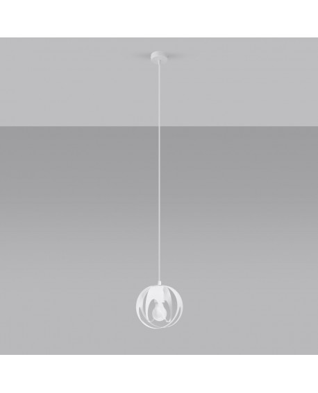 Lampa wisząca TULOS 1 biała Sollux SL.1083