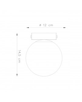 Plafon YOLI 1 biały Sollux SL.1146