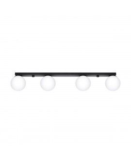 Plafon YOLI 4 czarny Sollux SL.1154